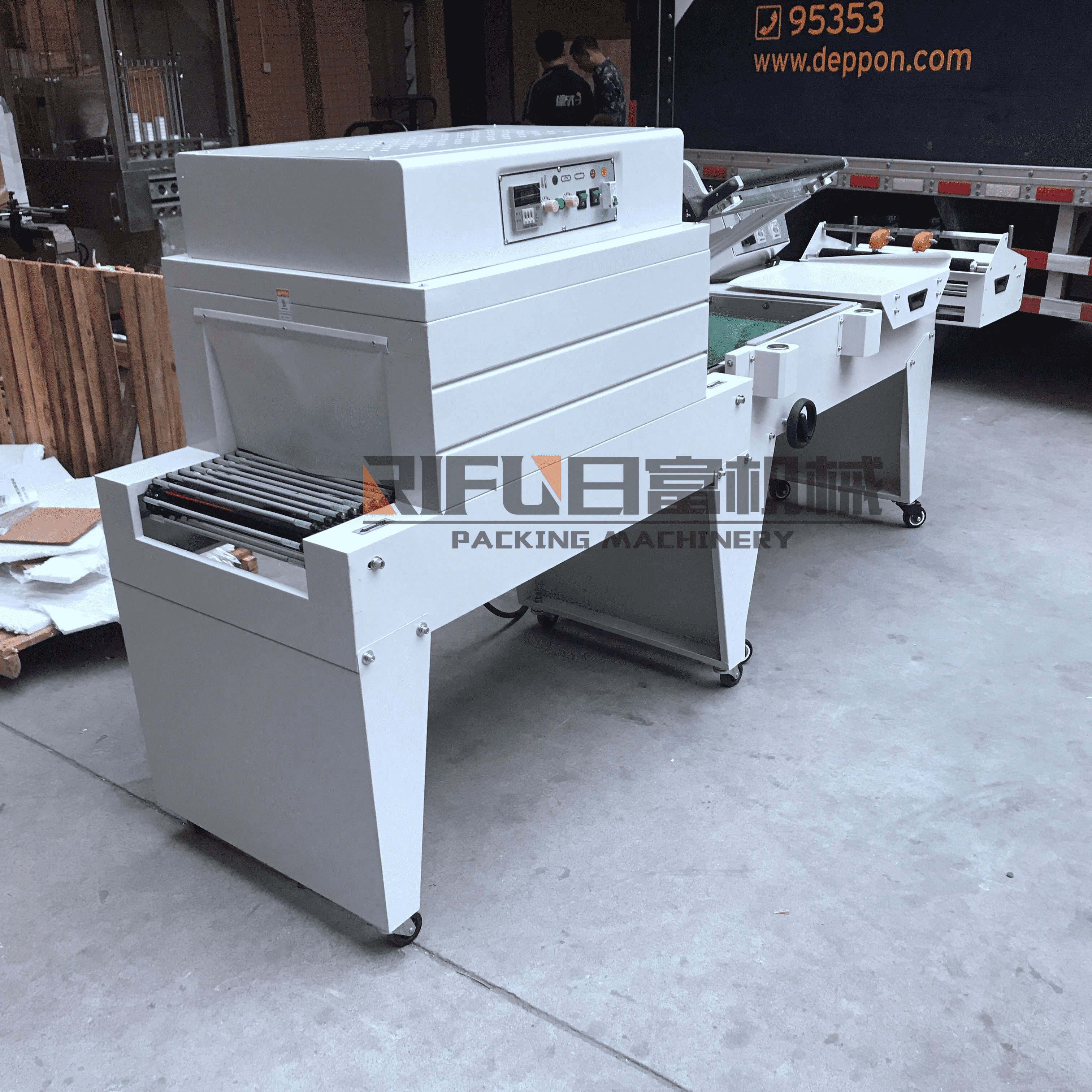 Máquina de embalaje retráctil de sellado de tiras en caliente